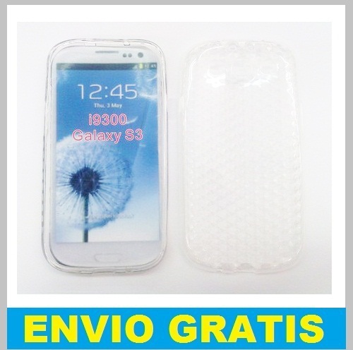 FUNDA SILICONA GEL PARA SAMSUNG I9300 GALAXY S 3 BLANCA